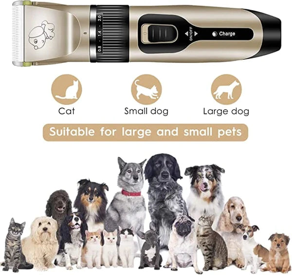 Rechargeable Low Noise Dog Hair Grooming Kit