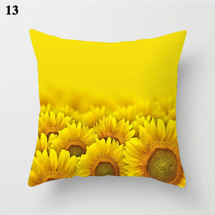 18" Cushion Cover Pillow Case Home Sofa Decor Pillowslip Waist Pillow Cover Soft
