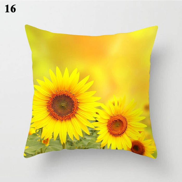 18" Cushion Cover Pillow Case Home Sofa Decor Pillowslip Waist Pillow Cover Soft