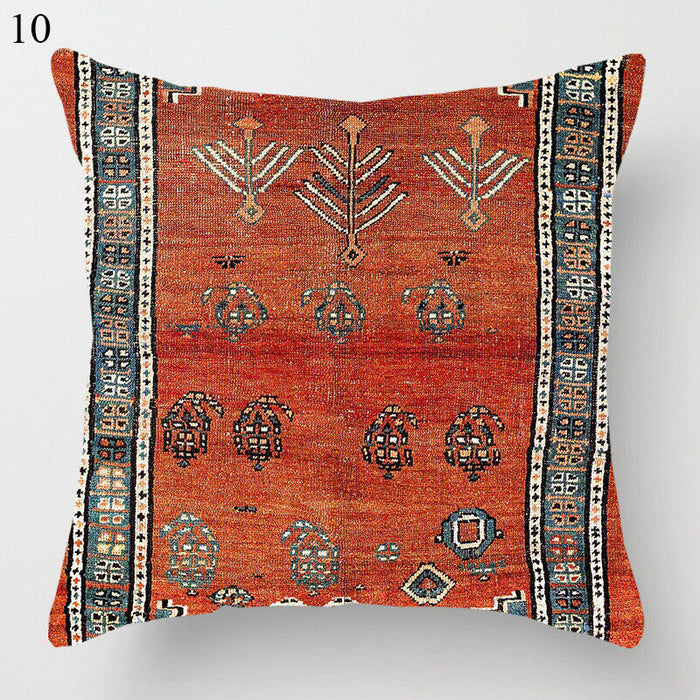 Ethnic Boho Mandala Print Linen Throw Pillow Case Sofa Cushion Cover Home Decor！