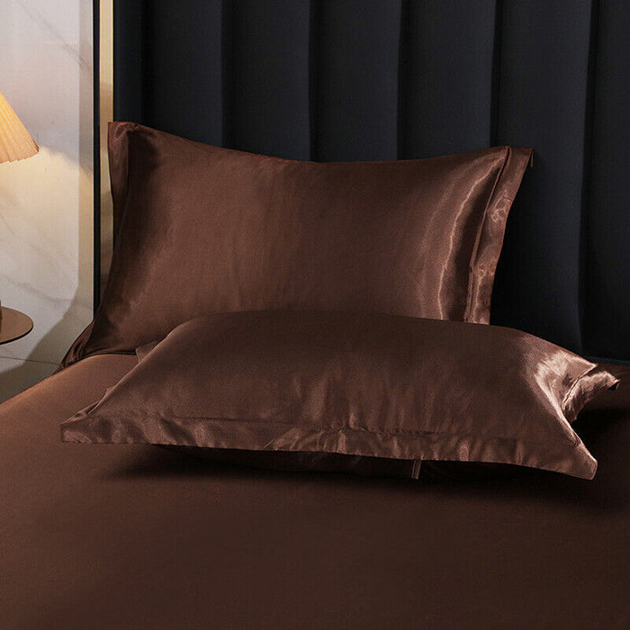 Silken Dreams: Luxe Pillowcase Set for Home Decor & Bedding - 1/2PCS
