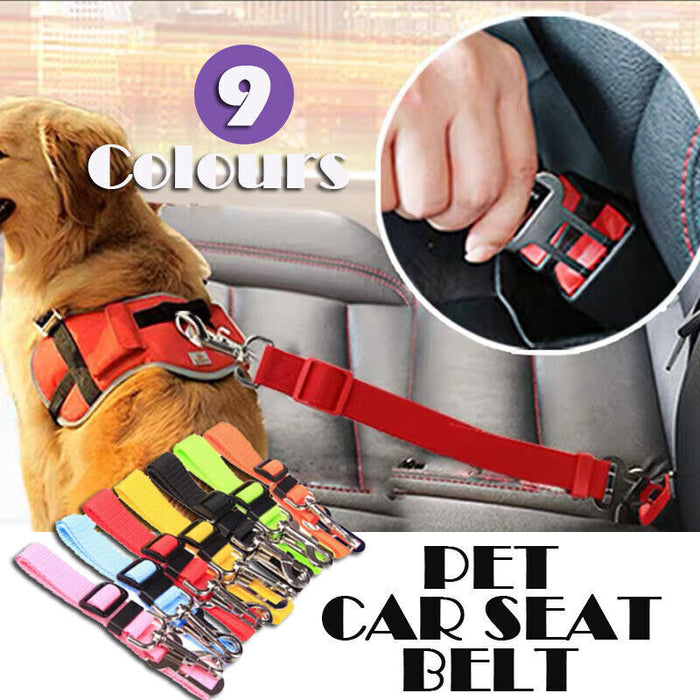 Adjustable Pet Safety Seat Belt for Vehicle
