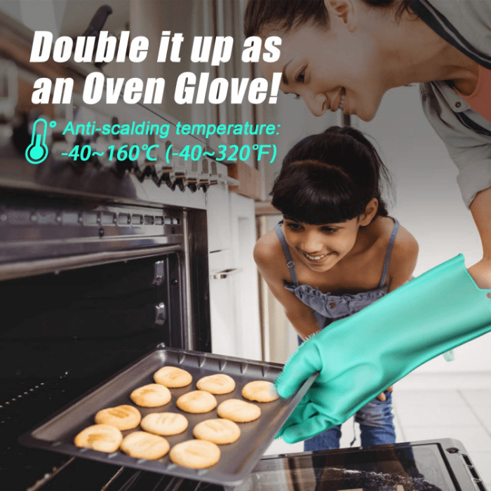 Silicone Dish Washing Gloves - Newmart