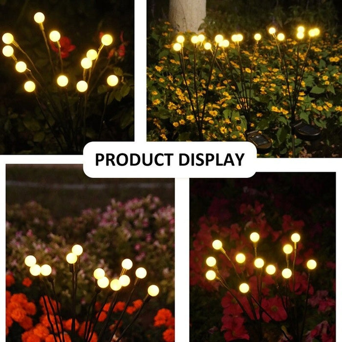Solar Powered Firefly Fairy Garden Light